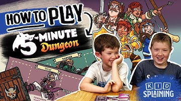 How to Play 5 Minute Dungeon | Learn to Play 5MD in 3 Minutes | Family Friendly Board Game Tutorial