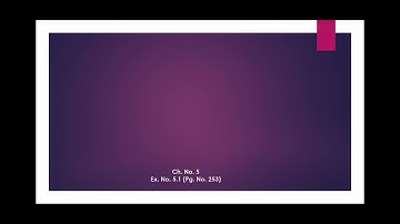 Business Math Ch. No. 5 (Nazir Hussain) I.com-1 Ex. No. 5.1 Question No. 10