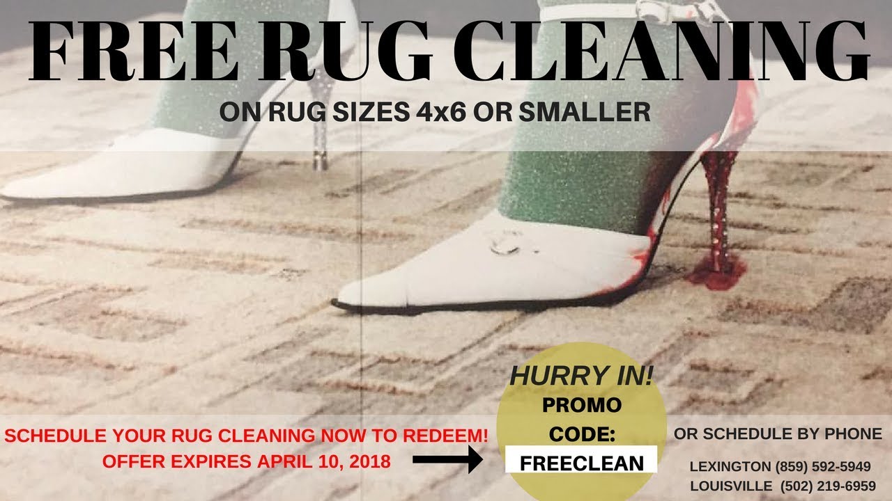 FREE RUG CLEANING ON ANY 4X6 OR SMALLER! YouTube