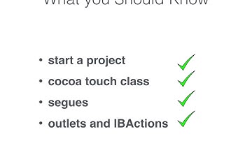 iOS Animation with Swift Class Requirements  what you should know class 3