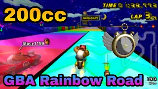 Mario Kart Wii CTGP: Lazer VS GBA Rainbow Road  200cc Top 10