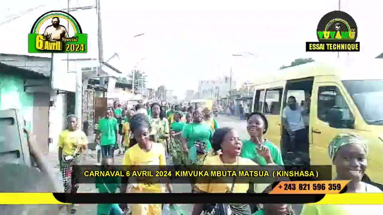 VUVAMU CARNAVALS YA BOSEPELI BOBANDI MISALA YA MFUMU KIMBANGU LE 06042024 KIMVUKA MBUTA MATSUA