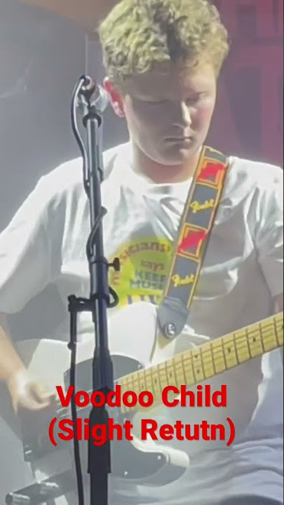Voodoo Child (Slight Return) Jimi Hendrix cover - 13 year old Joseph Davis - live in Lichfield.