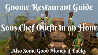 Gnome Restaurant Guide - Sous Chef Outfit in an Hour - Also Some Profit if Lucky