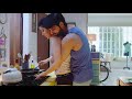 💕Husband Wife Morning Time Kitchen Romance || New Married Caring Couple's Romantic WhatsApp Status💕