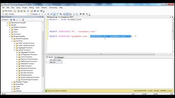 23  LEFT, RIGHT, CHARINDEX and SUBSTRING functions in sql server
