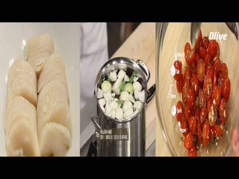 문어 카르파초 &amp;amp; 세발나물 샐러드, 관자구이_채소 스톡 만들기와 각 요리에 쓰일 재료 준비 1 | Sam &amp;amp; Raymon <strong>Cooking</strong> <strong>Time</strong> 샘&amp;amp;레이먼의 쿠킹타임