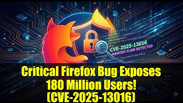 Critical Firefox Bug Exposes 180 Million Users! (CVE-2025-13016)