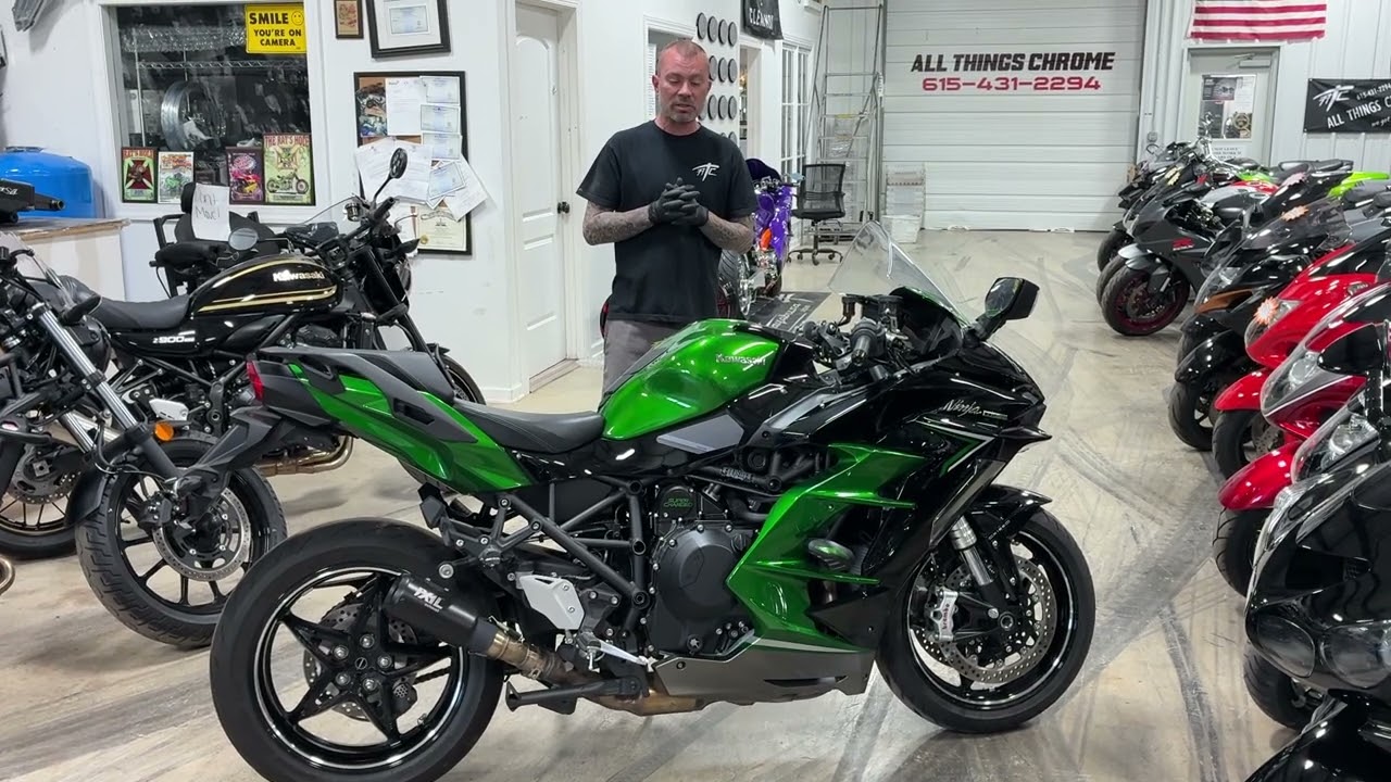 H Nページです 2022 Kawasaki H2(Preowned) All Things Chrome 615-431-2294! - YouTube