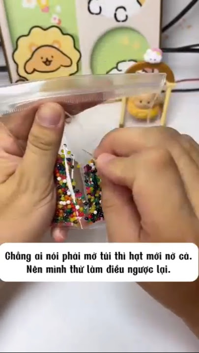 Thí nghiệm nhỏ nhưng siêu thú vị #trending #shorts #viral #waterbeads #hatno #diy