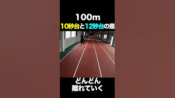 圧倒的 PB100m10秒29の選手と一緒に走ると Shorts 陸上 100m 