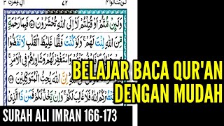 BELAJAR BACA QURAN PELAN-PELAN DENGAN TAJWID Surah Ali imran