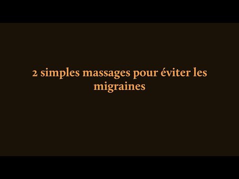 2 simples massages pour éviter les migraines | Chiro Gatineau #20