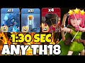⚡ TH18 Electro Dragon + Rocket Balloon + Totem Spells 🔥 INSANE Triple Strategy!! ( clash of clans ) 