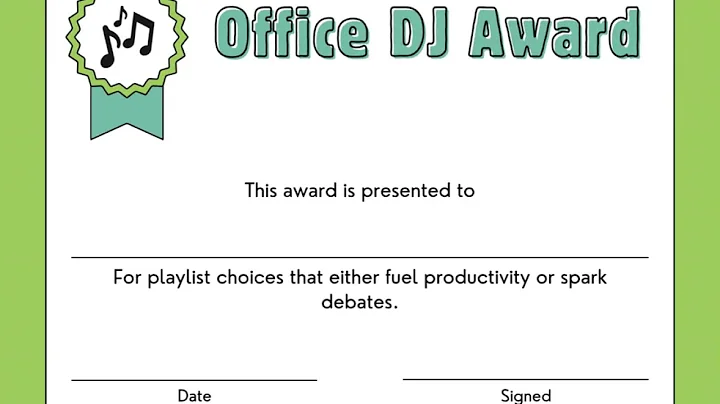 Funny Employee Awards Certificates