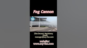 How Effective Are Fog Cannons in Suppressing Dust? #dustsuppression #fogcannon #mistblower