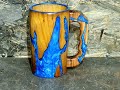 Woodturning - This mug looks beautiful // Caneca  essa ficou linda