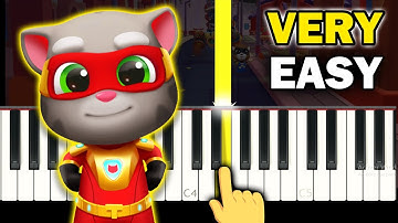 Talking TOM HERO DASH - China Theme - VERY EASY Piano tutorial