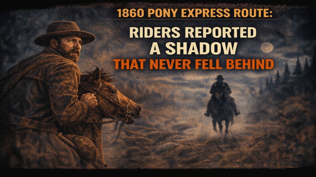 1860 Pony Express Route: Riders Reported a Shadow That Never Fell Behind