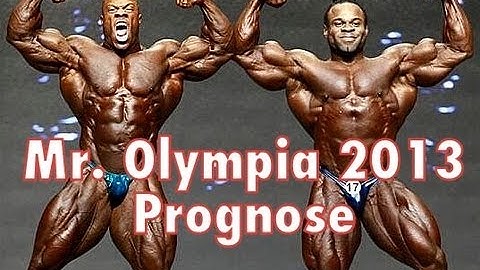 Mr. Olympia 2013 - Meine Prognose + Meinung zu Jeff Seid