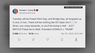 President Trump posts profanity-laced threat against Iran's infrastructure on Easter Guide