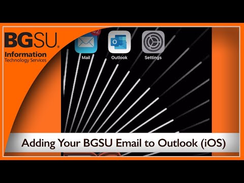 Add BGSU Email to Microsoft Outlook for iOS (iPhone)