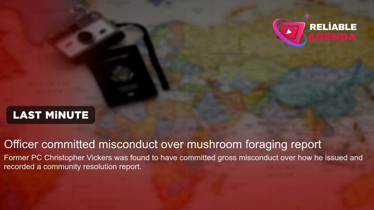 Officer committed misconduct over mushroom foraging report