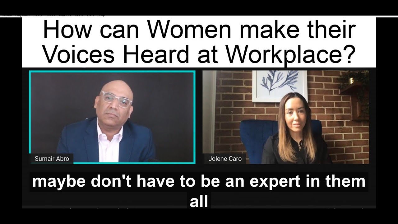 How can women make their voices heard at the workplace? - YouTube