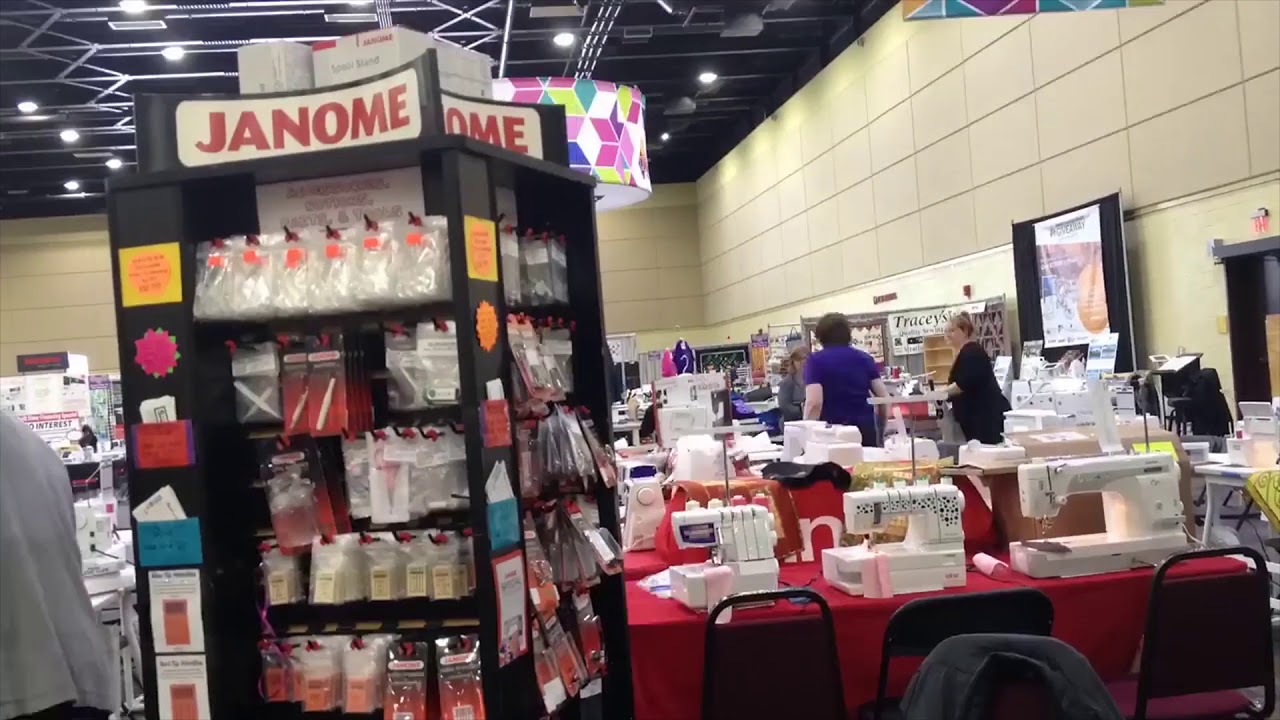 Pocono Sew & Vac at AQS Lancaster 2018 - YouTube