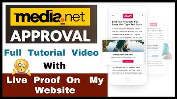 Full Tutorial Video of Media.net | Approved Media.net On Website and How to Use Media.net