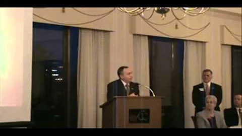 George Brymer honored at Lourdes Business Annivers...