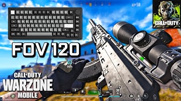 WARZONE MOBILE FOV 120 NEW UPDATE! 4K HIGH GRAPHICS! FULL SCREEN PC MONITOR WITH KEYBOARD & MOUSE