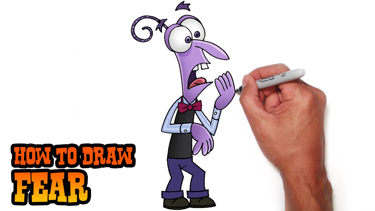 How to Draw Fear | Inside Out - YouTube