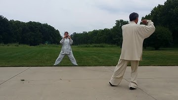 13 form front - taiji wu style Master Zhong Zhenshan