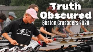 Boston Crusaders Percussion 2026 Truth Obscured