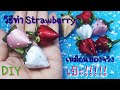 วิธีทำลูกสตรอเบอรี่ strawberry 🍓 ลูกสวยๆสดๆเหมือนของจริงน่าทานมาก...