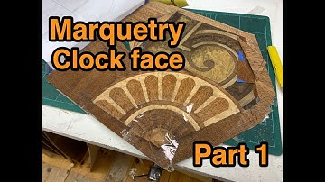 Beginners Marquetry clock face video 1