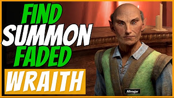Where To Find Summon Faded Wraith | Oblivion Remastered