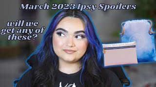 MARCH 2023 IPSY GLAM BAG PLUS GLAM BAG SPOILERS