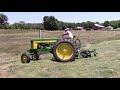 Mowing 1st cut hay 2018 with 620 John Deere