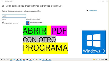 Abrir PDF con otro programa que no sea EDGE