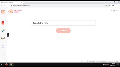 FreeSearchStreams browser hijacker removal.