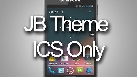 Android 4.1 JellyBean theme for CyanogenMod 9 - Samsung Galaxy Ace