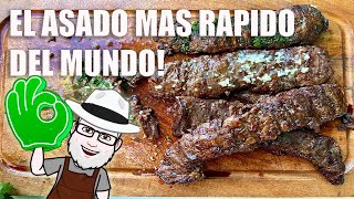 El asado más rápido del mundo! Entraña a la Parrilla! | La Cocina Espectacular