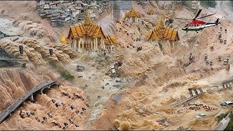 Thailand in Crisis AGAIN — Monster Floods Wipe Out Homes & Roads, Millions Trapped!