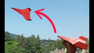 Cara Membuat Origami Pesawat Kertas Terbang Jauh - Origami Paper Airplane