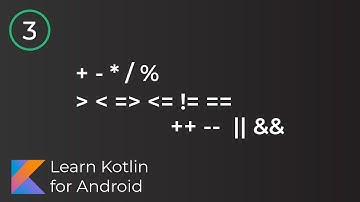 Android Development for Beginners - Operators Lesson 3