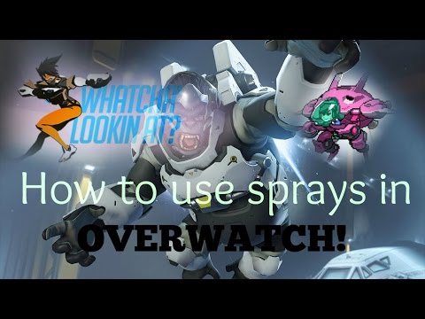 Overwatch How To Use Sprays