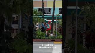 MIAMI - Ocean Drive, in South Beach - Miami Beach, Florida, USA #miami #southbeach