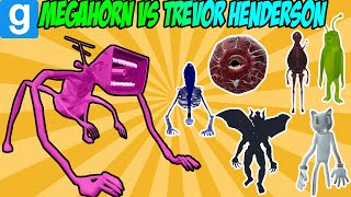 MEGAHORN VS TREVOR HENDERSON CREATURES! - Garry's Mod Sandbox